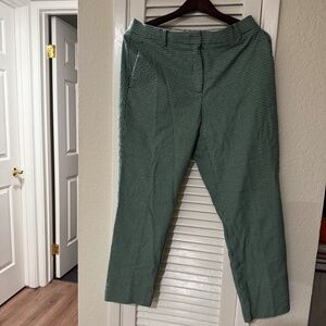 Ann Taylor Green Tweed Pants - Eva Curly